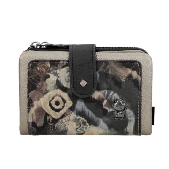 ANEKKE Carteira Média Flexível RFID Real Taupe | Ref. 280.41709-912