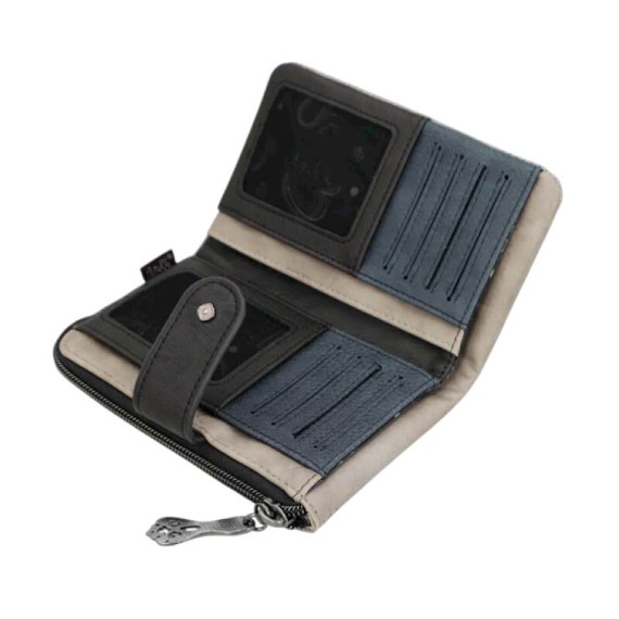 ANEKKE Carteira Média Flexível RFID Real Taupe | Ref. 280.41709-912