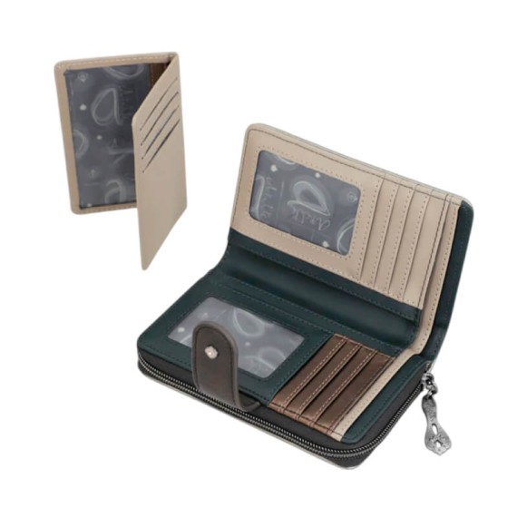 ANEKKE Carteira Média RFID Manifesto Castanha | Ref. 280.41719-909