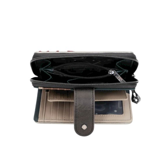 ANEKKE Carteira Média RFID Manifesto Castanha | Ref. 280.41719-909