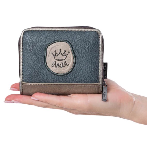 ANEKKE Carteira Pequena RFID Real Taupe | Ref. 280.41709-903