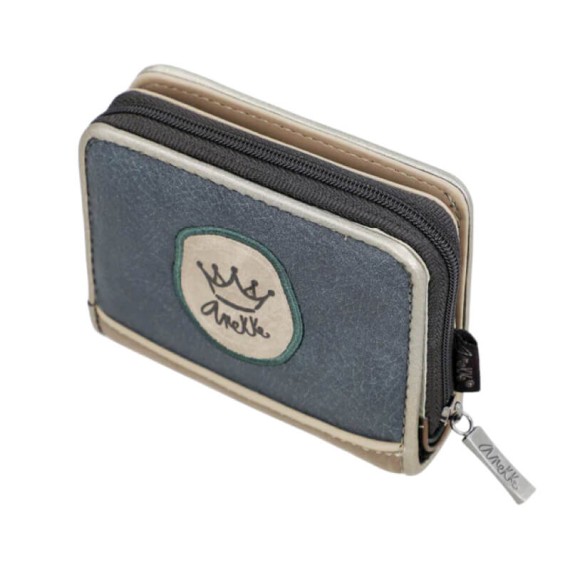 ANEKKE Carteira Pequena RFID Real Taupe | Ref. 280.41709-903