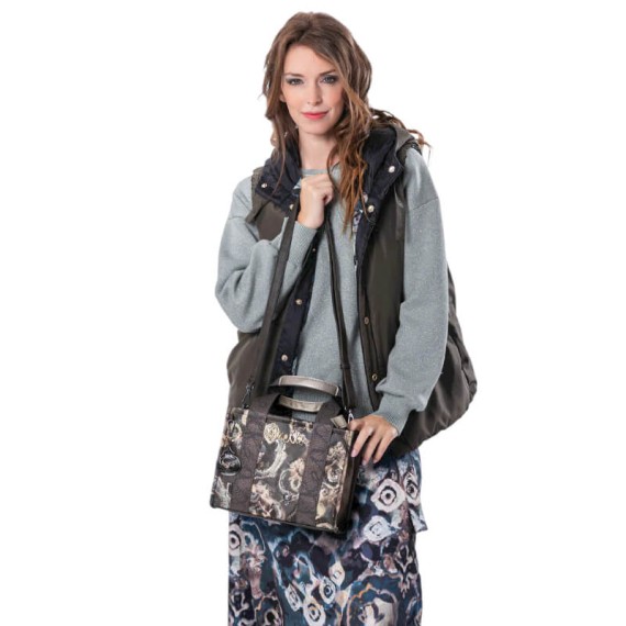 ANEKKE Mala de Alças Curtas Manifesto Castanha | Ref. 280.41711-168