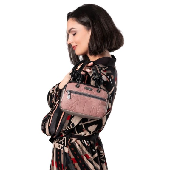 ANEKKE Mala de Mão Alças Curtas Mademoiselle Preta | Ref. 280.41801-399