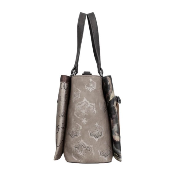 ANEKKE Mala de Mão Alças Curtas Manifesto Taupe | Ref. 280.41711-224