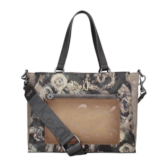 ANEKKE Mala de Mão Alças Curtas Manifesto Taupe | Ref. 280.41711-224