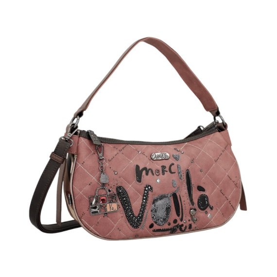 ANEKKE Mala de Mão c/ Alça Curta Parisian Rosa | Ref. 280.41812-223
