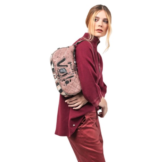 ANEKKE Mala de Mão c/ Alça Curta Parisian Rosa | Ref. 280.41812-223