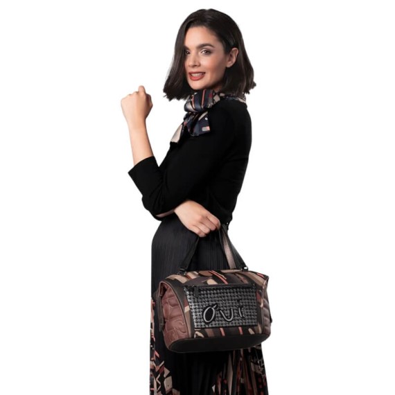 ANEKKE Mala de Mão c/ Tiracolo Mademoiselle Preta | Ref. 280.41801-397