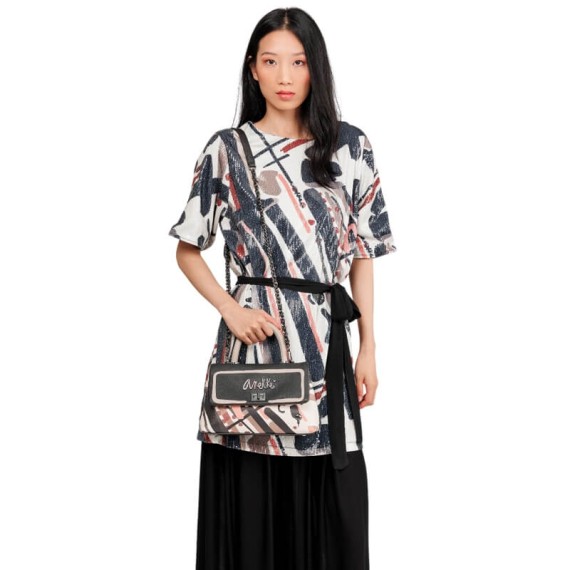 ANEKKE Mala de Mão Pequena Parisian Preta | Ref. 280.41811-408