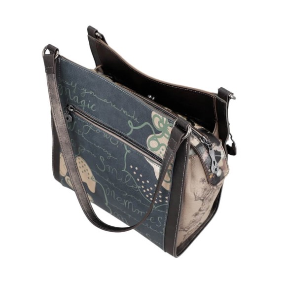 ANEKKE Mala de Ombro c/ Duas Alças Real Taupe | Ref.  280.41702-204