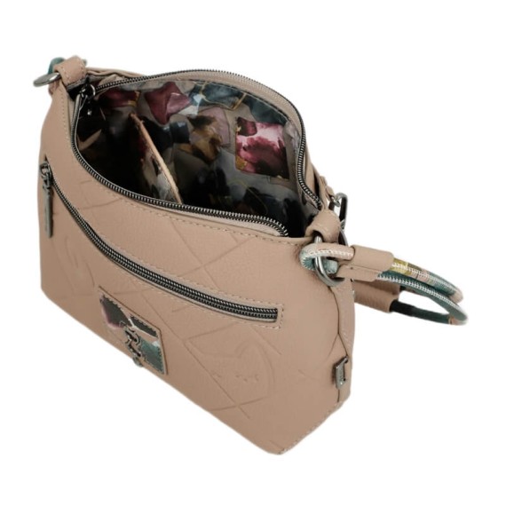 ANEKKE Mala de Ombro c/ Tiracolo Evolution Bege | Ref. 280.41772-386 ANEKKE Mala de Ombro c/ Tiracolo Evolution Bege | Ref. 280.41772-386