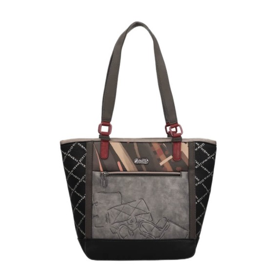 ANEKKE Mala de Ombro Grande Mademoiselle Preta | Ref. 280.41802-134