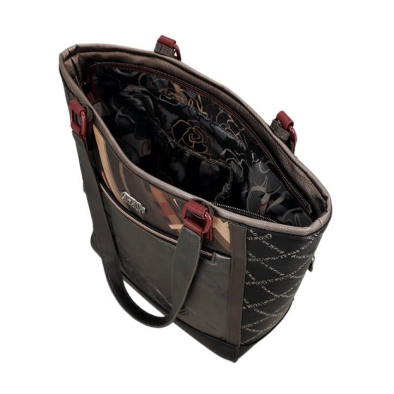 ANEKKE Mala de Ombro Grande Mademoiselle Preta | Ref. 280.41802-134