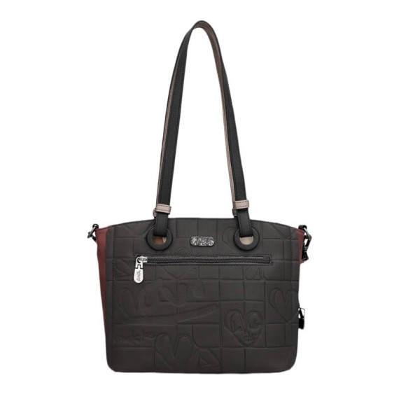 ANEKKE Mala de Ombro Grande Mademoiselle Preta | Ref. 280.41802-372