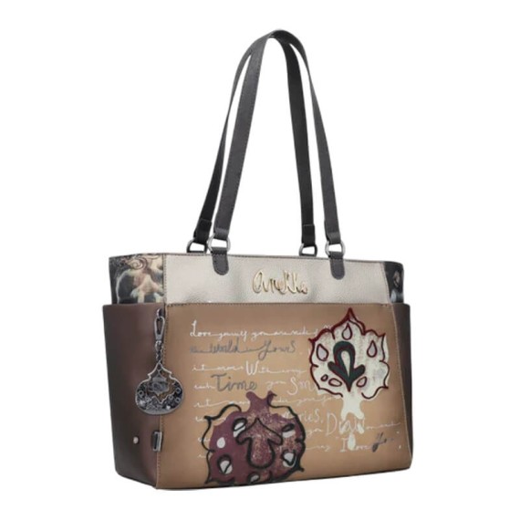 ANEKKE Mala de Ombro Grande Manifesto Taupe | Ref. 280.41712-216