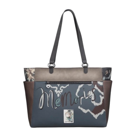 ANEKKE Mala de Ombro Grande Manifesto Taupe | Ref. 280.41712-216