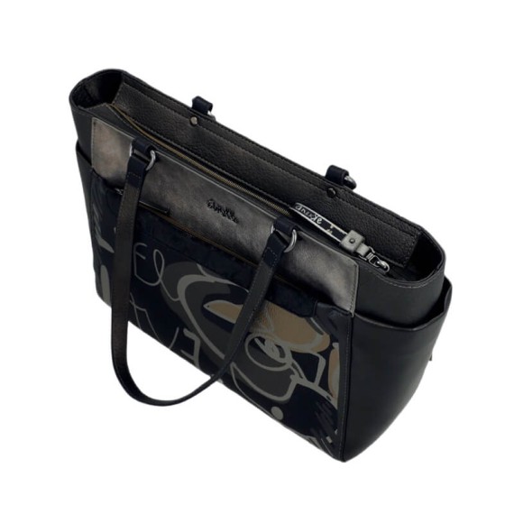 ANEKKE Mala de Ombro Grande Nature Koko Preta | Ref. 280.41862-216