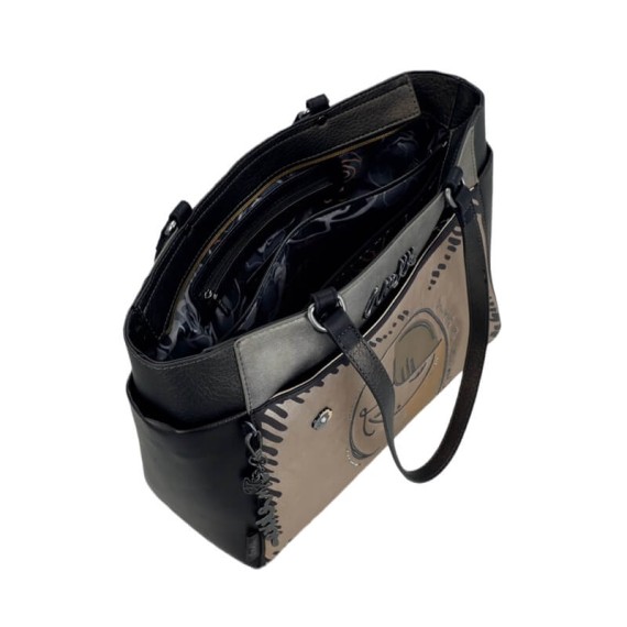 ANEKKE Mala de Ombro Grande Nature Koko Preta | Ref. 280.41862-216