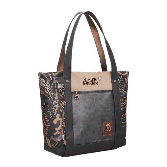 ANEKKE Mala de Ombro Real Smart Pack Cinza | Ref. 280.41782-272