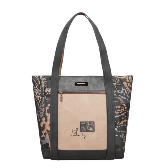 ANEKKE Mala de Ombro Real Smart Pack Cinza | Ref. 280.41782-272