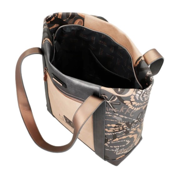 ANEKKE Mala de Ombro Real Smart Pack Cinza | Ref. 280.41782-272