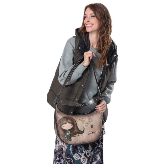 ANEKKE Mala de Ombro Real Taupe | 280.41702-190