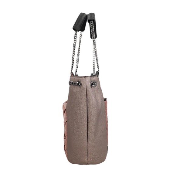 ANEKKE Mala de Ombro Tote Grande Parisian Rosa | Ref. 280.41812-370