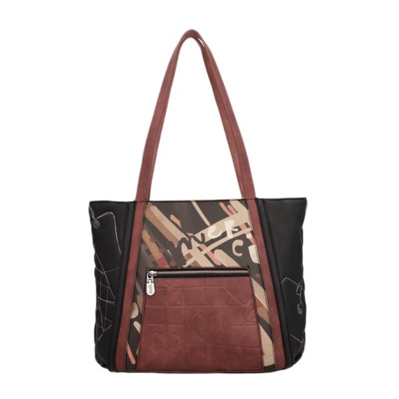 ANEKKE Mala de Ombro Tote Mademoiselle Preta | Ref. 280.41802-371