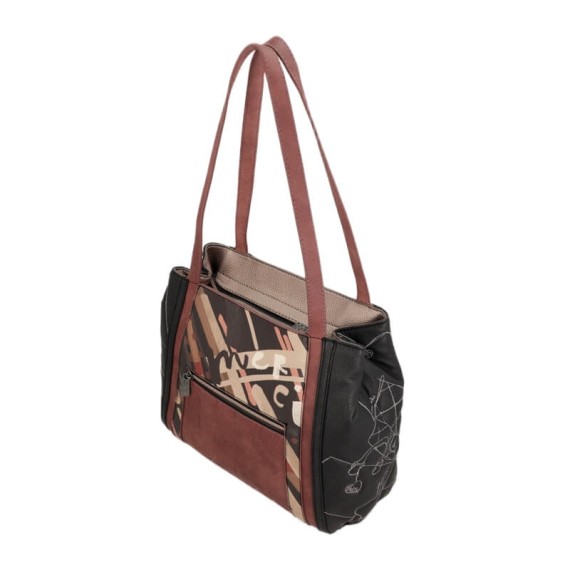 ANEKKE Mala de Ombro Tote Mademoiselle Preta | Ref. 280.41802-371