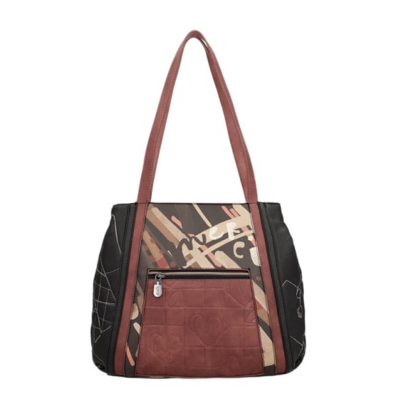 ANEKKE Mala de Ombro Tote Mademoiselle Preta | Ref. 280.41802-371