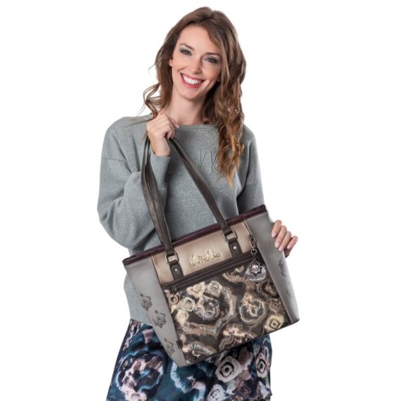 ANEKKE Mala de Ombro Tote Manifesto Cinza | Ref. 280.41712-364