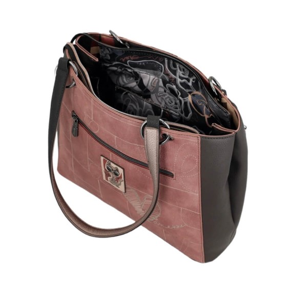 ANEKKE Mala de Ombro Tote Parisian Castanha | Ref. 280.41812-361