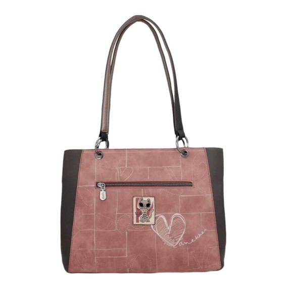 ANEKKE Mala de Ombro Tote Parisian Castanha | Ref. 280.41812-361