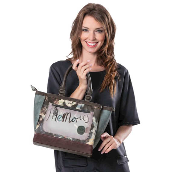 ANEKKE Mala de Senhora c/ Asas de Mão 3C Real Taupe | Ref. 280.41701-114