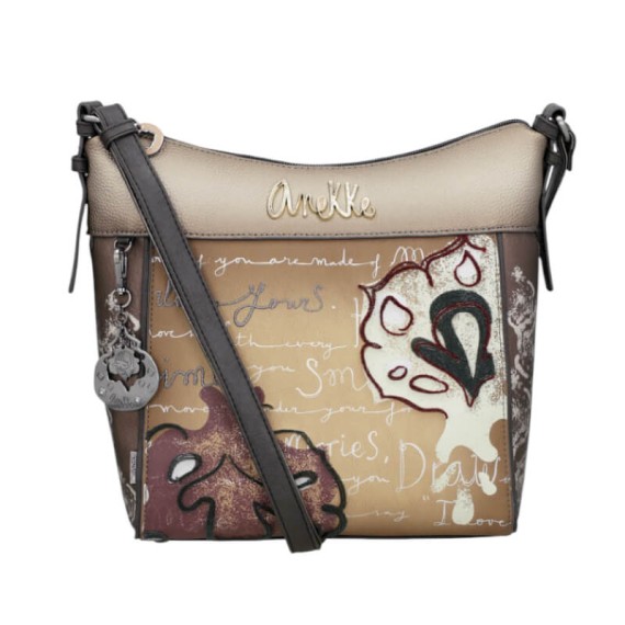 ANEKKE Mala de Tiracolo Manifesto Castanha | Ref. 280.41713-007