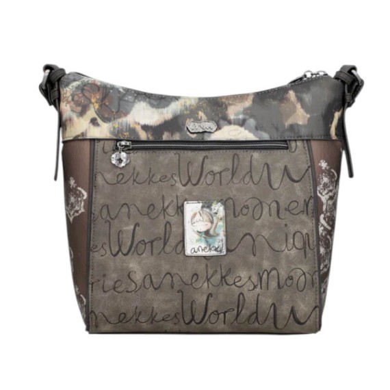 ANEKKE Mala de Tiracolo Manifesto Castanha | Ref. 280.41713-007