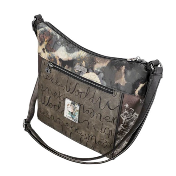 ANEKKE Mala de Tiracolo Manifesto Castanha | Ref. 280.41713-007