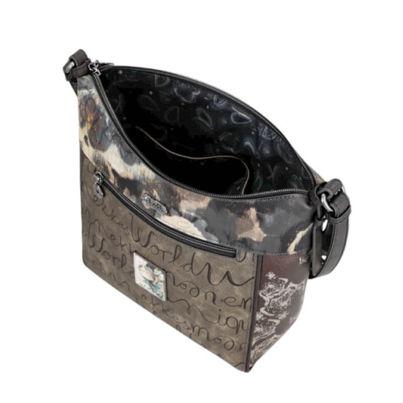 ANEKKE Mala de Tiracolo Manifesto Castanha | Ref. 280.41713-007