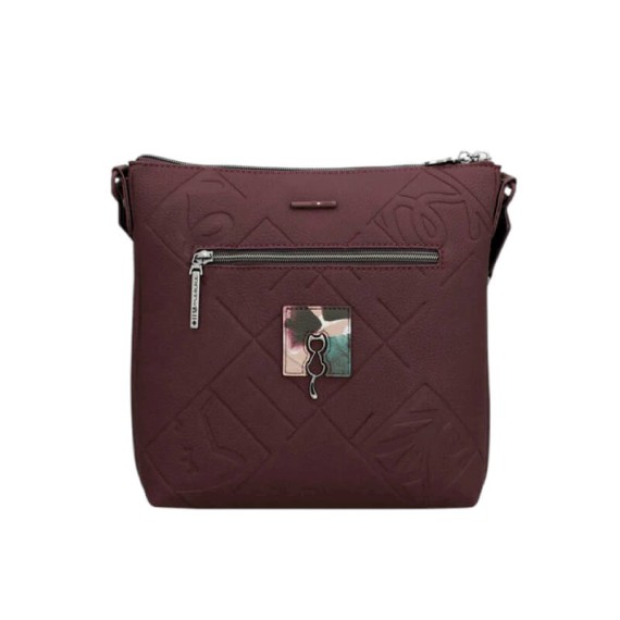 ANEKKE Mala de Tiracolo Média Evolution Bordô | Ref. 280.41773-069