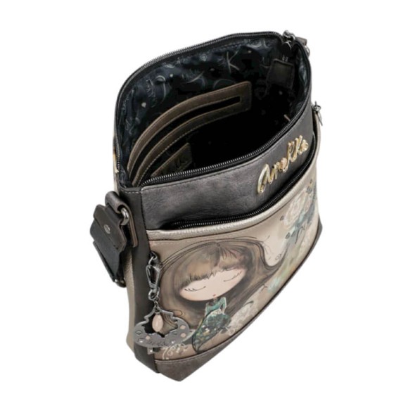 ANEKKE Mala de Tiracolo Média Real Taupe | Ref. 280.41703-069