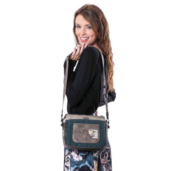 ANEKKE Mala de Tiracolo Pequena Real Taupe | Ref. 280.41703-062