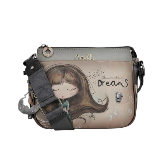 ANEKKE Mala de Tiracolo Pequena Real Taupe | Ref. 280.41703-062