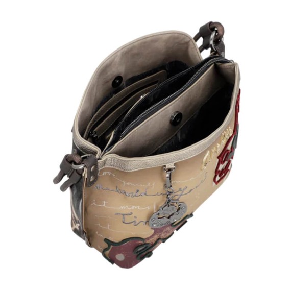 ANEKKE Mala de Ombro c/ Tiracolo Manifesto Taupe | 280.41712-285