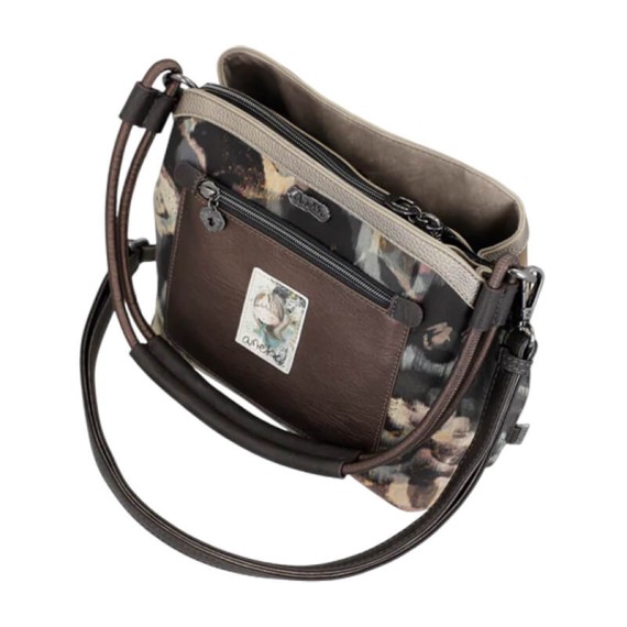 ANEKKE Mala de Ombro c/ Tiracolo Manifesto Taupe | 280.41712-285