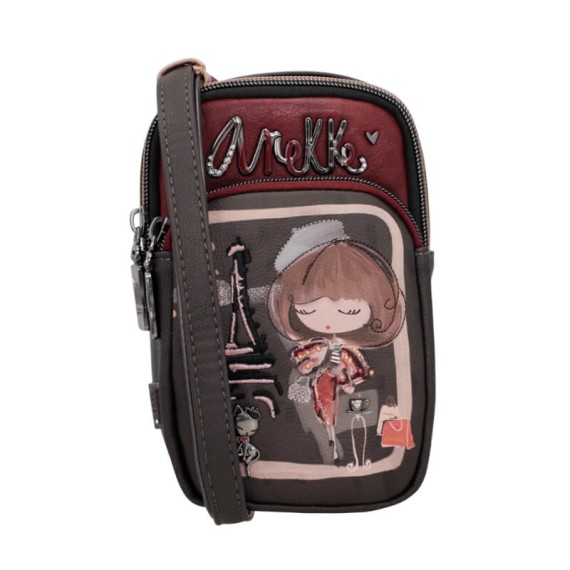 ANEKKE Mini Bolsa Tiracolo Mademoiselle Castanha | Ref. 280.41803-907