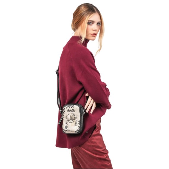 ANEKKE Mini Bolsa Tiracolo Nature Koko Preta | Ref. 280.41863-908