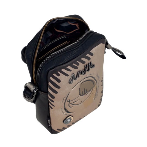 ANEKKE Mini Bolsa Tiracolo Nature Koko Preta | Ref. 280.41863-908
