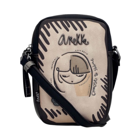 ANEKKE Mini Bolsa Tiracolo Nature Koko Preta | Ref. 280.41863-908