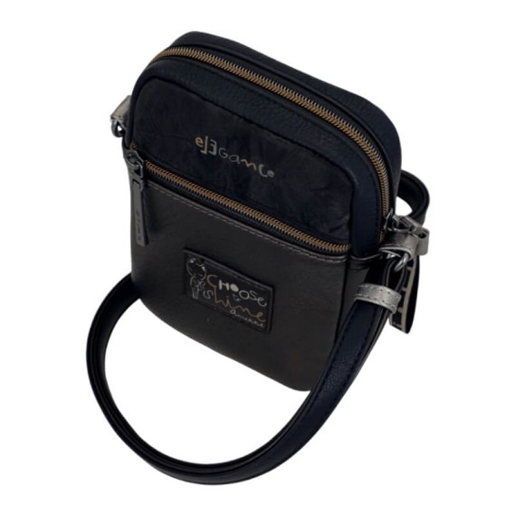 ANEKKE Mini Bolsa Tiracolo Nature Koko Preta | Ref. 280.41863-908